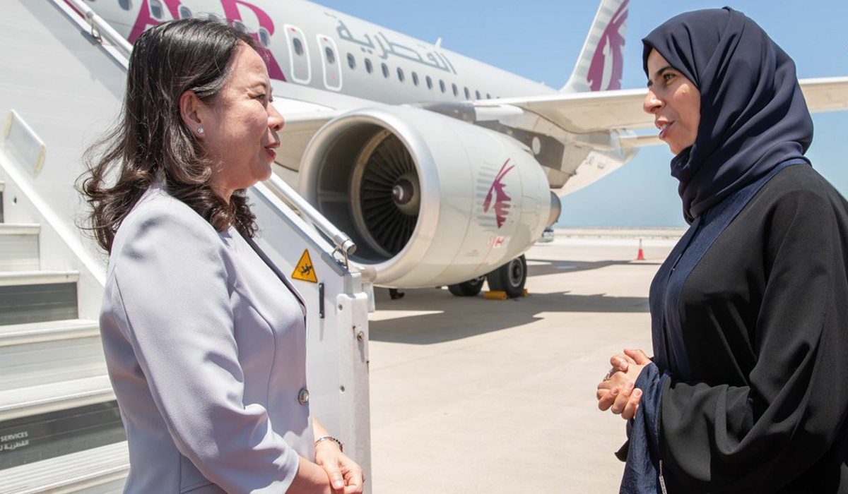 Vietnam Vice President Arrives in Doha